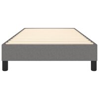 Boxspring bed 100x200 cm stof donkergrijs 5
