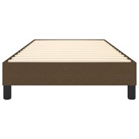 Boxspring bed 100x200 cm stof donkerbruin 5