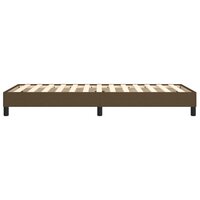 Boxspring bed 100x200 cm stof donkerbruin 6