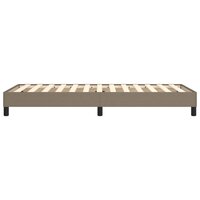 Boxspring bed 100x200 cm stof taupe 6