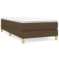 Boxspring bed 80x200 cm stof donkerbruin 2