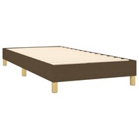 Boxspring bed 80x200 cm stof donkerbruin 4
