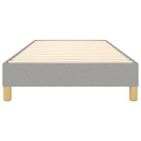 Boxspring bed 90x190 cm stof lichtgrijs 5