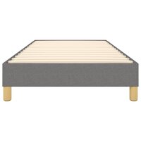 Boxspring bed 90x190 cm stof donkergrijs 5