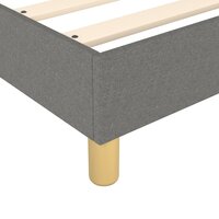 Boxspring bed 90x190 cm stof donkergrijs 7