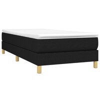 Boxspring bed 90x190 cm stof zwart 3