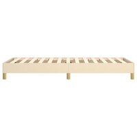 Boxspring bed 90x190 cm stof cr&egrave;mekleurig 6