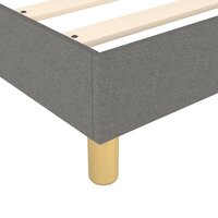 Boxspring bed 90x200 cm stof donkergrijs 7