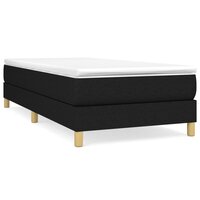 Boxspring bed 90x200 cm stof zwart 2