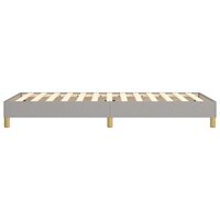 Boxspring bed 100x200 cm stof lichtgrijs 6