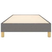 Boxspring bed 100x200 cm stof donkergrijs 5