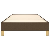 Boxspring bed 100x200 cm stof donkerbruin 5