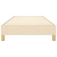 Boxspring bed 100x200 cm stof cr&egrave;mekleurig 5
