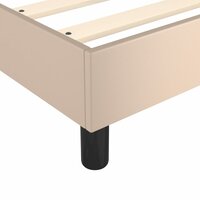Boxspring bed kunstleer cappuccinokleurig 100x200 cm 7
