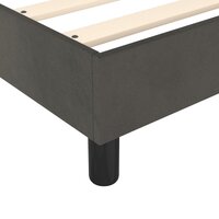 Boxspring bed 80x200 cm fluweel donkergrijs 7