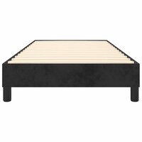 Boxspring bed fluweel zwart 80x200 cm 4