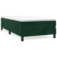 Boxspring bed 80x200 cm fluweel donkergroen 2
