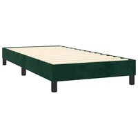 Boxspring bed 80x200 cm fluweel donkergroen 4