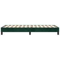 Boxspring bed 80x200 cm fluweel donkergroen 6