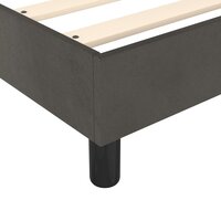 Boxspring bed 90x190 cm fluweel donkergrijs 7