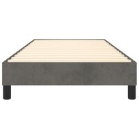 Boxspring bed 90x200 cm fluweel donkergrijs 5