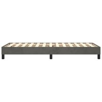 Boxspring bed 90x200 cm fluweel donkergrijs 6
