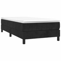 Boxspring bed fluweel zwart 90x200 cm 3
