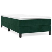 Boxspring bed 90x200 cm fluweel donkergroen 2