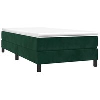 Boxspring bed 90x200 cm fluweel donkergroen 3
