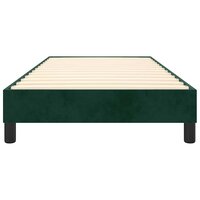 Boxspring bed 90x200 cm fluweel donkergroen 5