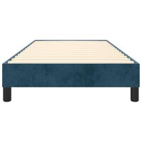 Boxspring bed 90x200 cm fluweel donkerblauw 5