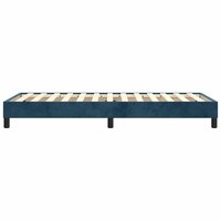 Boxspring bed 90x200 cm fluweel donkerblauw 6