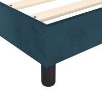 Boxspring bed 90x200 cm fluweel donkerblauw 7