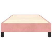 Boxspring bed fluweel roze 90x200 cm 5