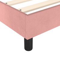Boxspring bed fluweel roze 90x200 cm 7