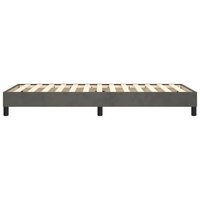 Boxspring bed 100x200 cm fluweel donkergrijs 6