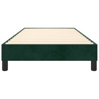 Boxspring bed 100x200 cm fluweel donkergroen 5