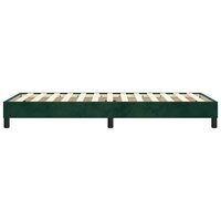 Boxspring bed 100x200 cm fluweel donkergroen 6