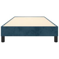 Boxspring bed 100x200 cm fluweel donkerblauw 5