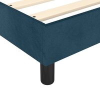 Boxspring bed 100x200 cm fluweel donkerblauw 7