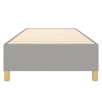 Boxspring bed 90x190 cm stof lichtgrijs 5