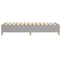Boxspring bed 90x190 cm stof lichtgrijs 6