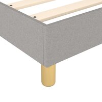 Boxspring bed 90x190 cm stof lichtgrijs 7