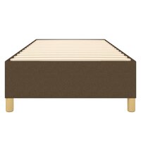 Boxspring bed 90x190 cm stof donkerbruin 5