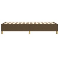 Boxspring bed 90x190 cm stof donkerbruin 6