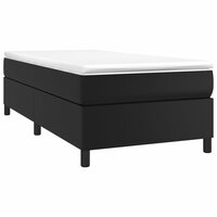 Boxspring bed kunstleer zwart 80x200 cm 3