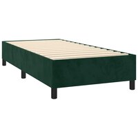 Boxspring bed 90x200 cm fluweel donkergroen 4