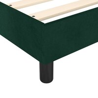 Boxspring bed 90x200 cm fluweel donkergroen 7