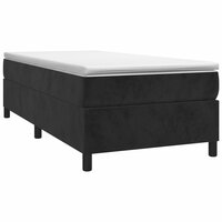 Boxspring bed 100x200 cm fluweel zwart 3