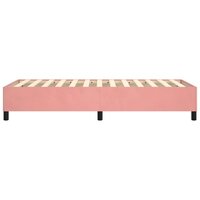 Boxspring bed fluweel roze 100x200 cm 6